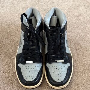 Nike Women's High-Top Sneakers in Black and Light Gray Air Jordan Nike